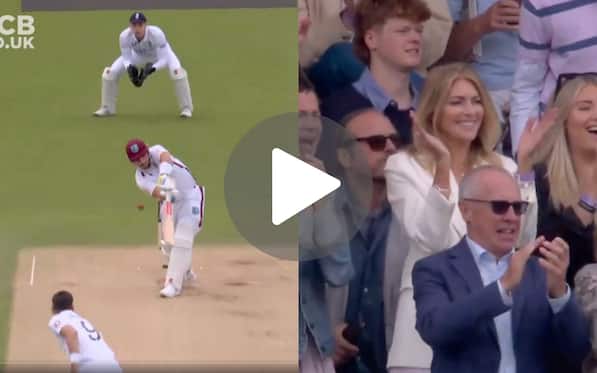 [Watch] James Anderson's Wife Dances In Joy As He Gets Joshua Da Silva With A Ripper